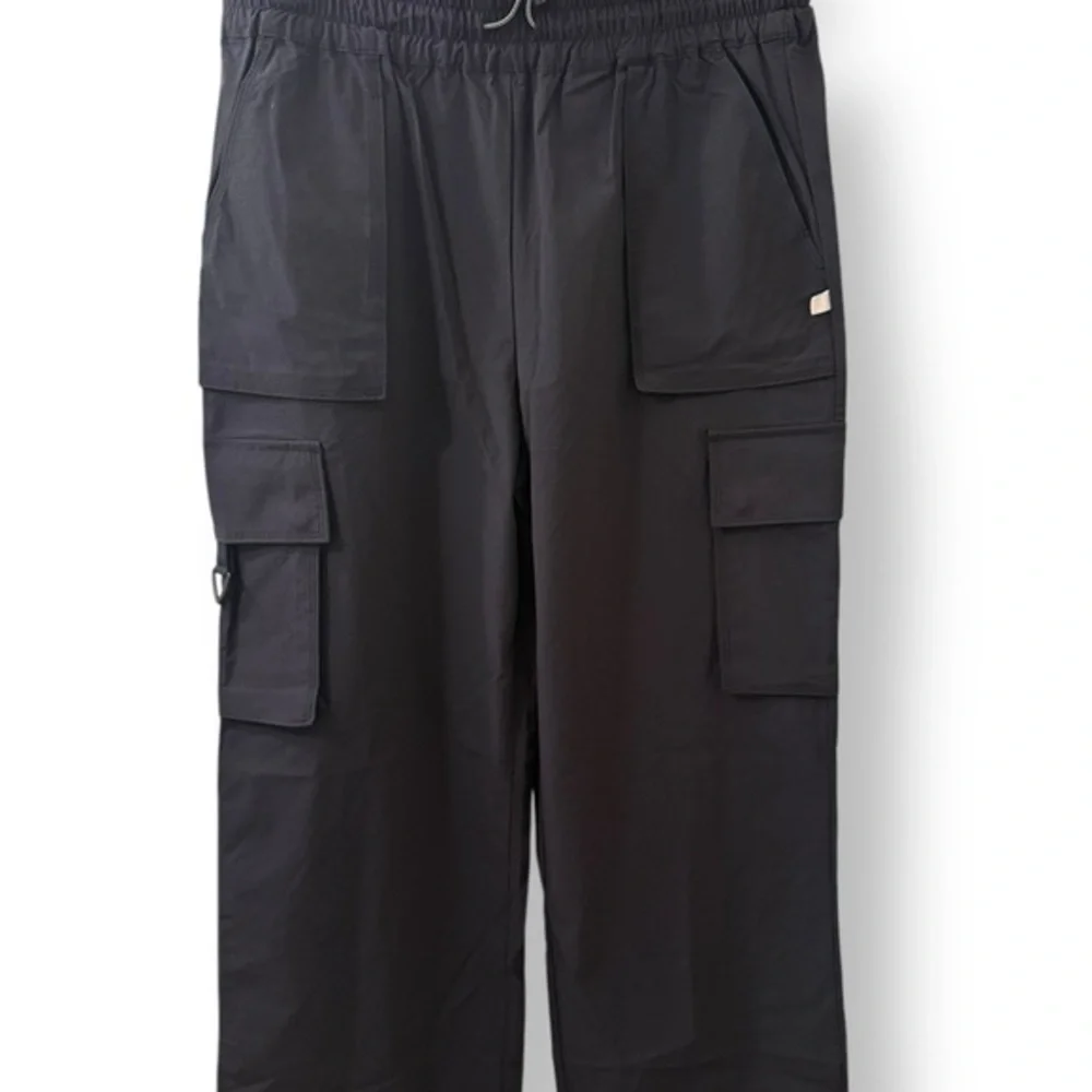 Fabletics‎ Women's Heights Cargo Drawstring Pant Black Medium Baggy  Wide Leg - Picture 3 of 11